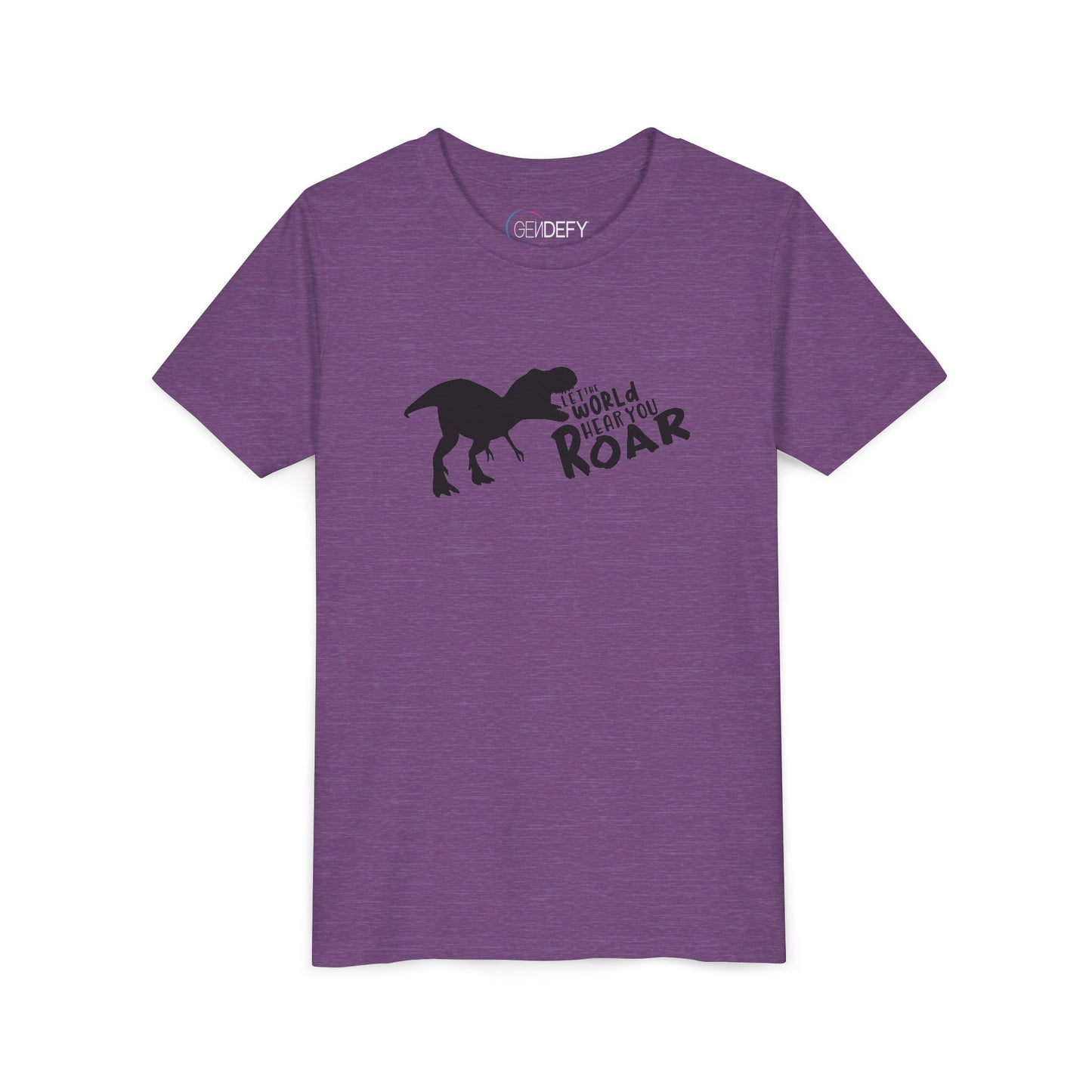 Let the World Hear You Roar Dinosaur | Youth T-Shirt