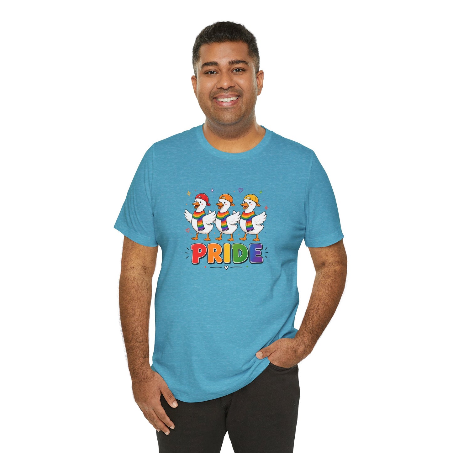 PRIDE Flock Rainbow Geese | Adult Tee