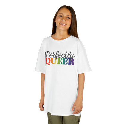 Let Me Be Perfectly Queer | Kids Heavy Cotton T-Shirt