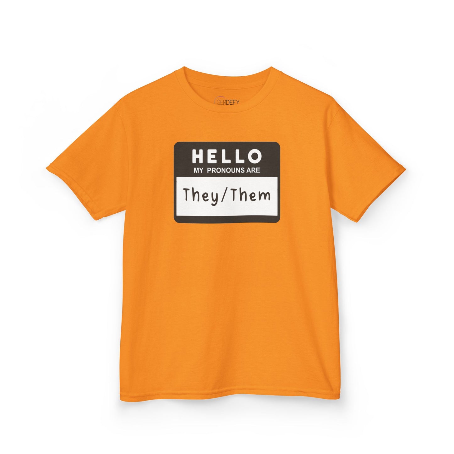 Hello, My Pronouns Are They/Them | Youth T-Shirt
