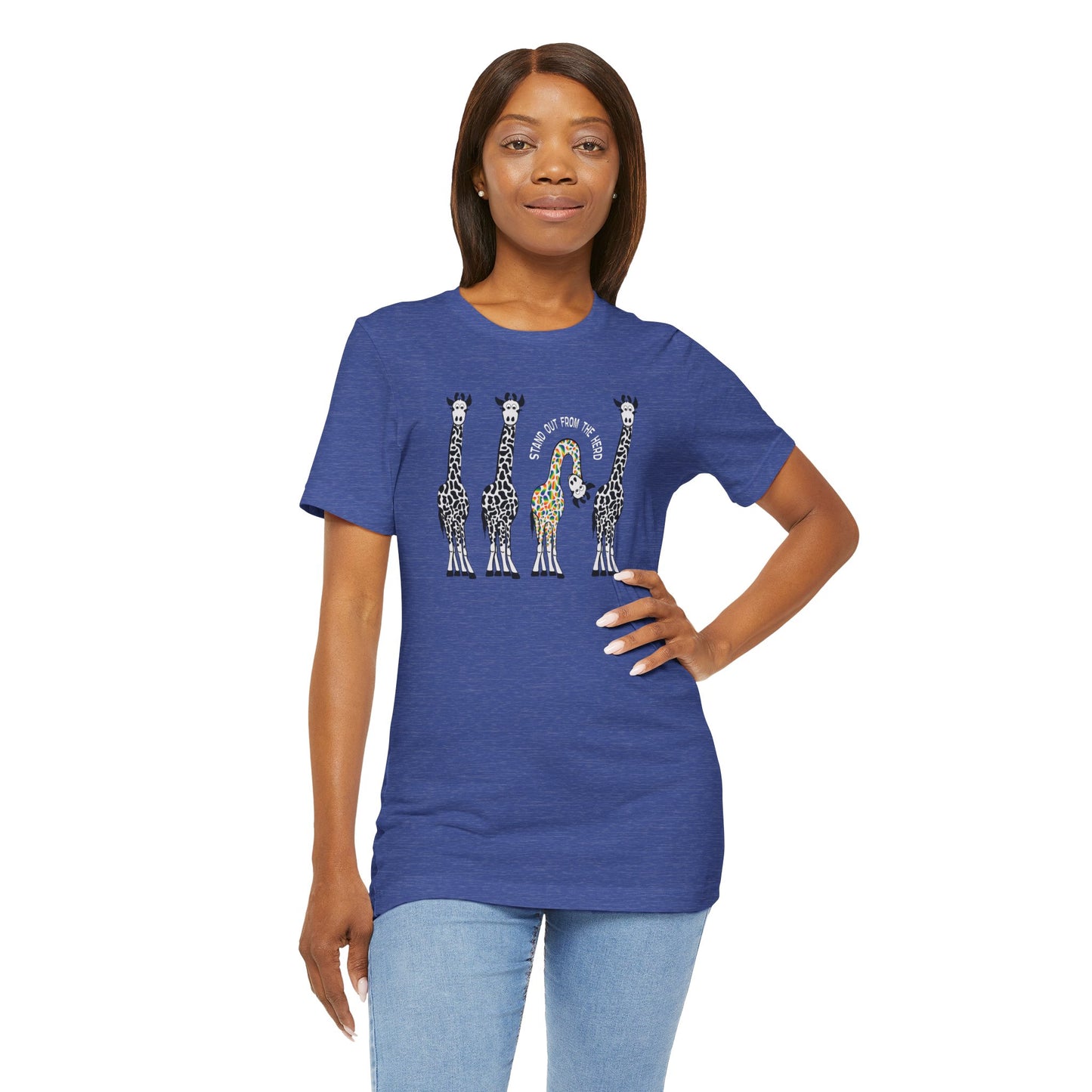 Giraffe - Stand Out From the Herd | Adult Tee