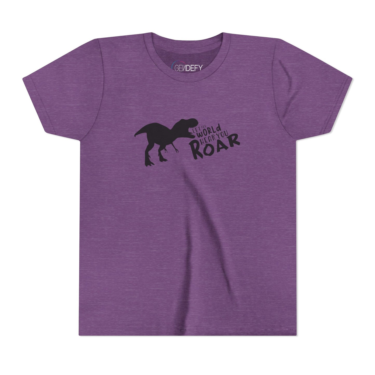 Let the World Hear You Roar Dinosaur | Youth T-Shirt