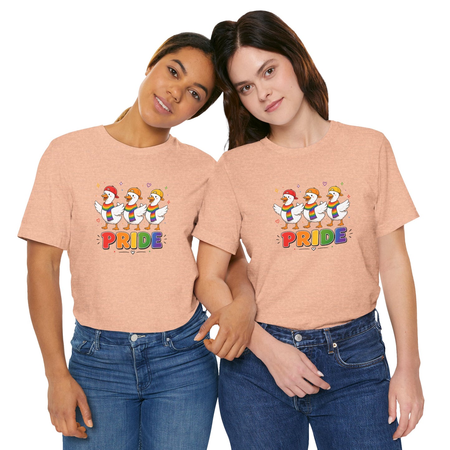 PRIDE Flock Rainbow Geese | Adult Tee