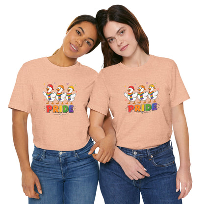 PRIDE Flock Rainbow Geese | Adult Tee