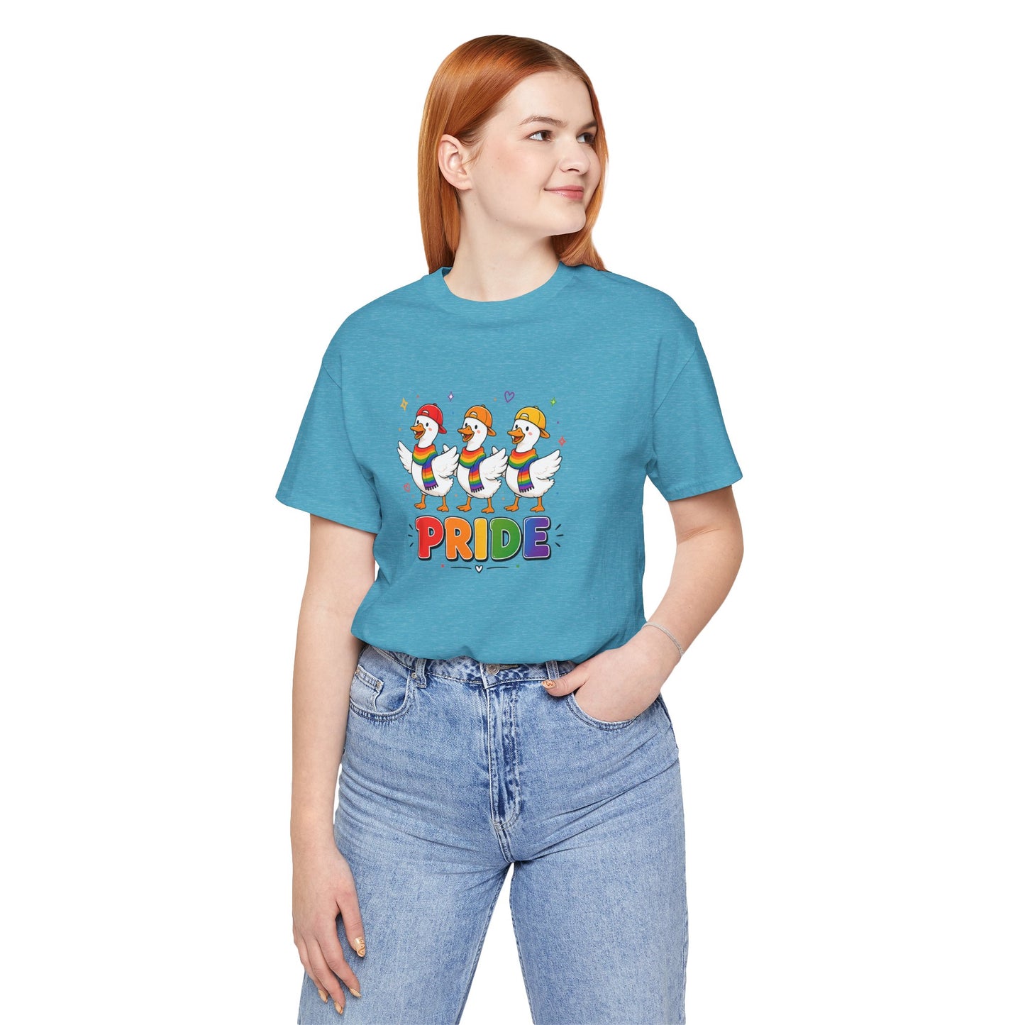 PRIDE Flock Rainbow Geese | Adult Tee