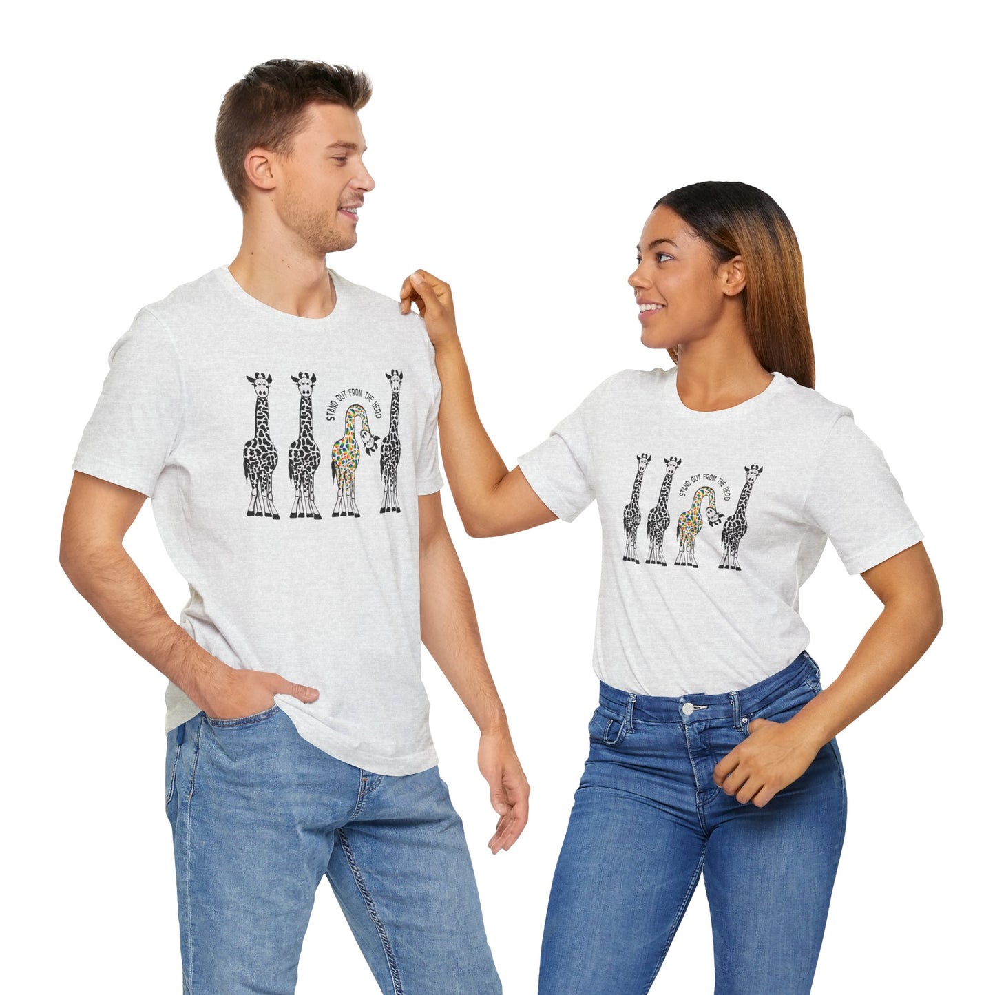Giraffe - Stand Out From the Herd | Adult Tee