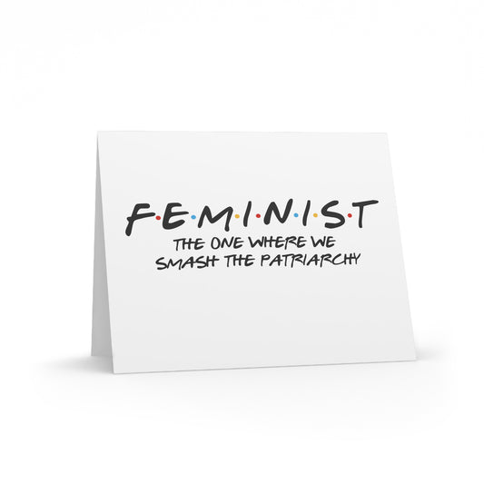 Feminist - Smash The Patriarch | Greeting Cards