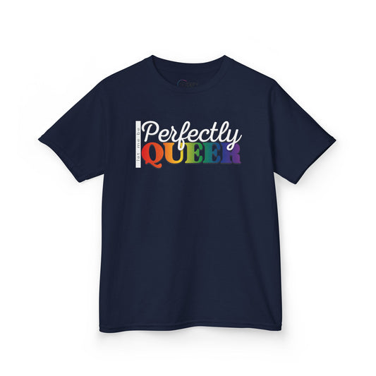 Let Me Be Perfectly Queer | Kids Heavy Cotton T-Shirt