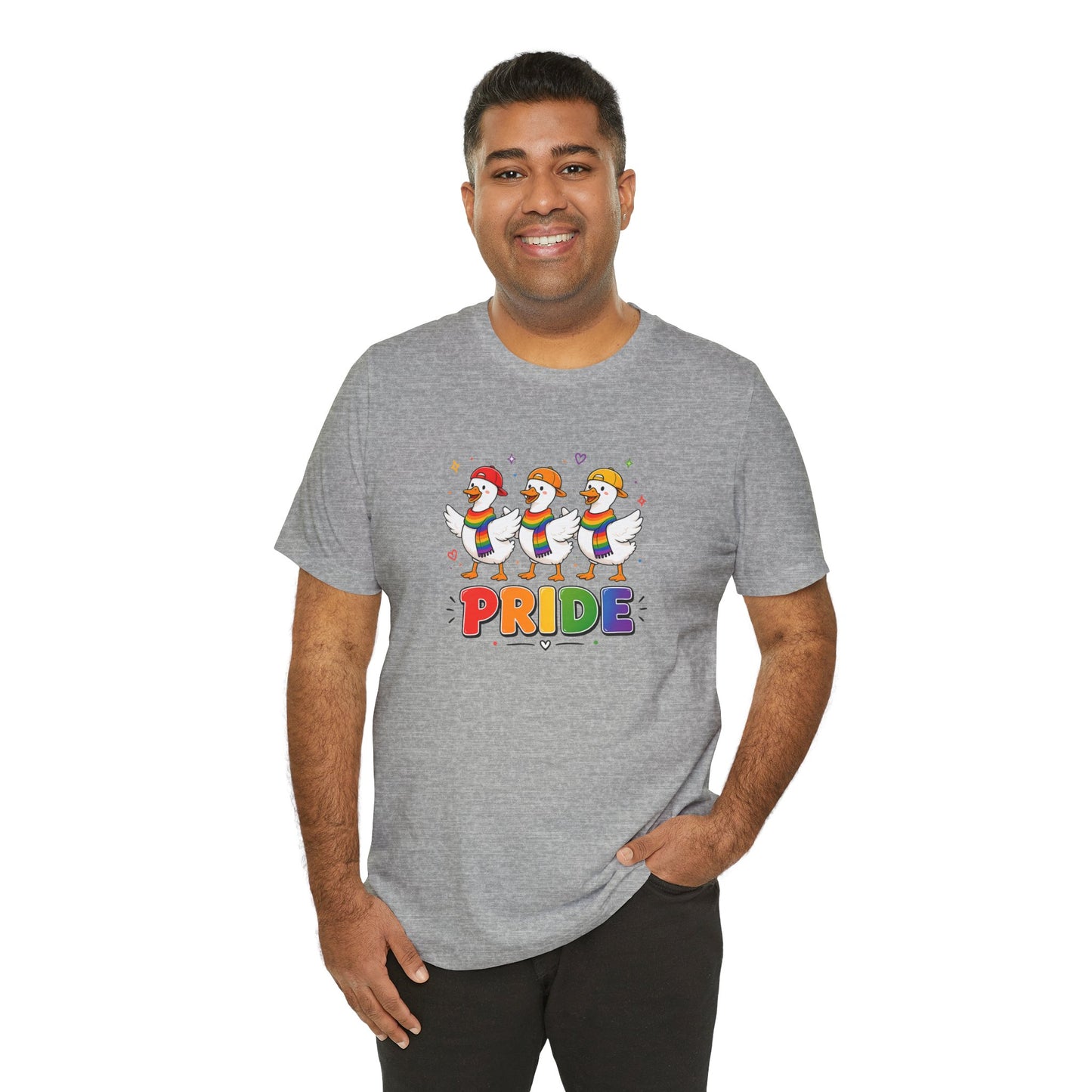PRIDE Flock Rainbow Geese | Adult Tee