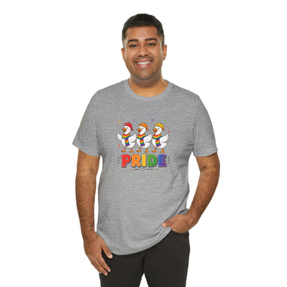 PRIDE Flock Rainbow Geese | Adult Tee