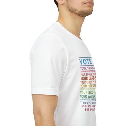 Vote With Empathy | Adult T-Shirt