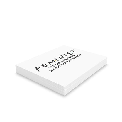 Feminist - Smash The Patriarch | Greeting Cards