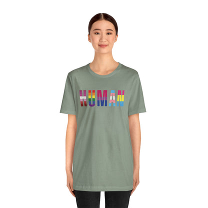 HUMAN Pride Flag - T-Shirt