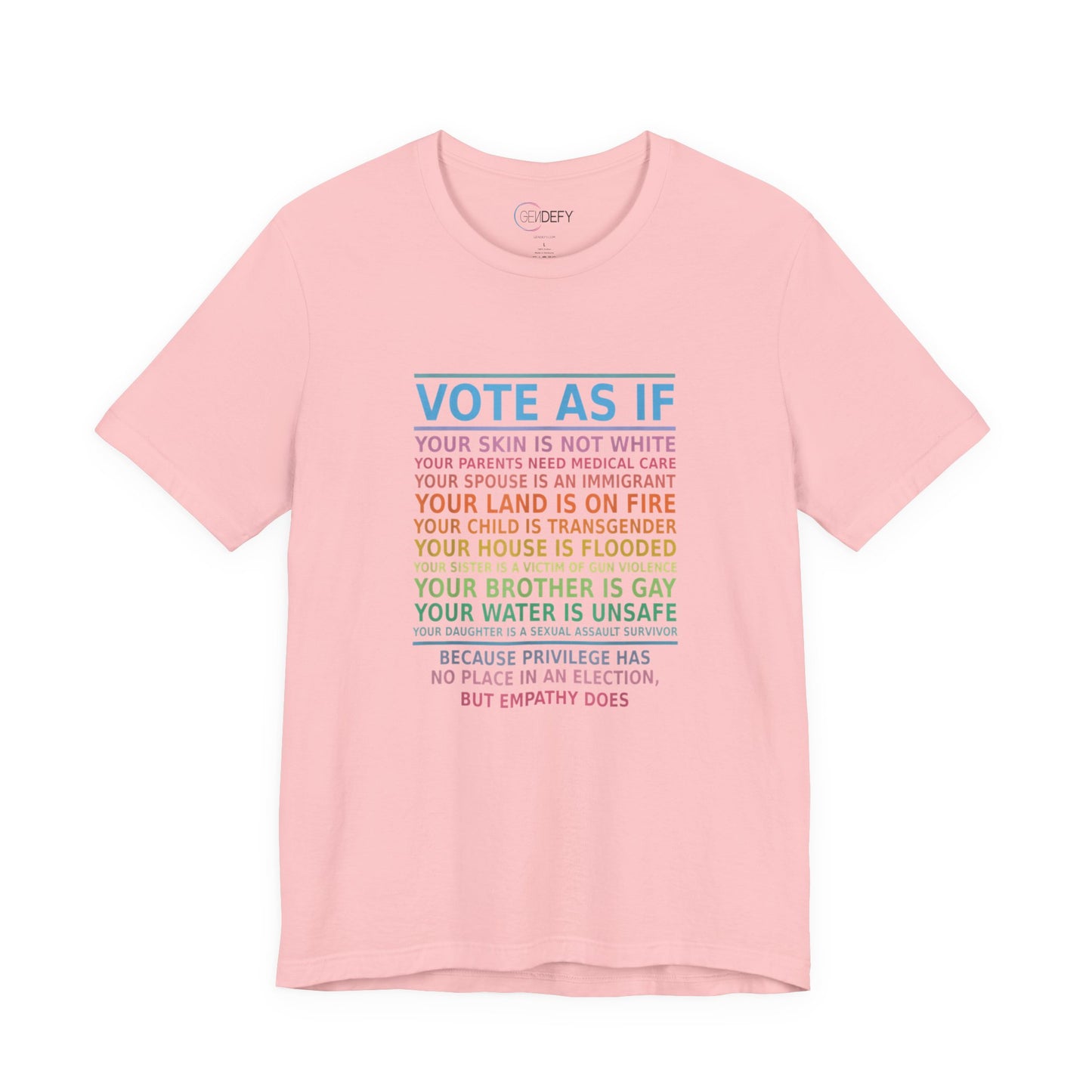 Vote With Empathy | Adult T-Shirt