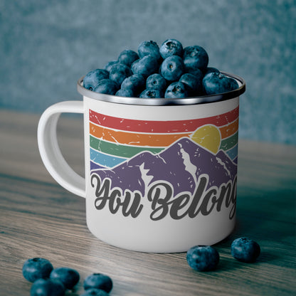 You Belong | Enamel Camping Mug