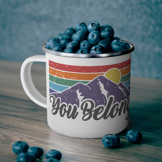 You Belong | Enamel Camping Mug