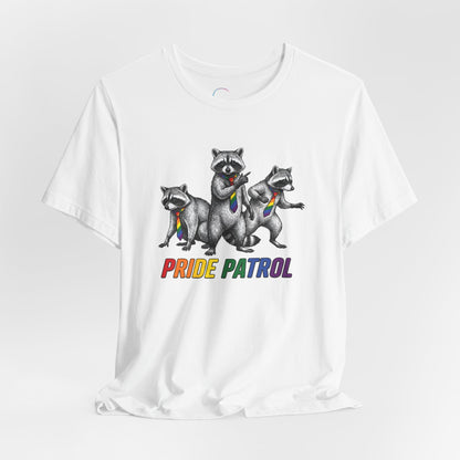 Rainbow Raccoon Pride Patrol — Adult Tee