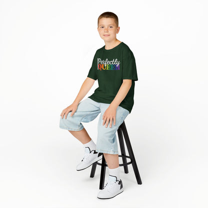 Let Me Be Perfectly Queer | Kids Heavy Cotton T-Shirt