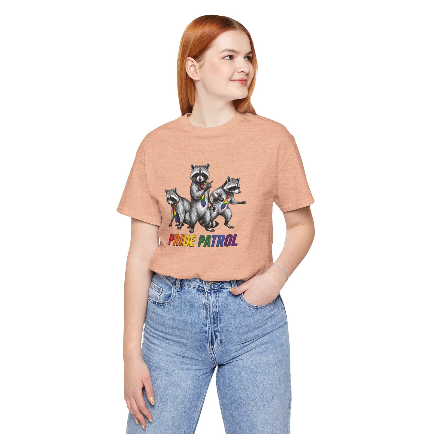 Rainbow Raccoon Pride Patrol — Adult Tee