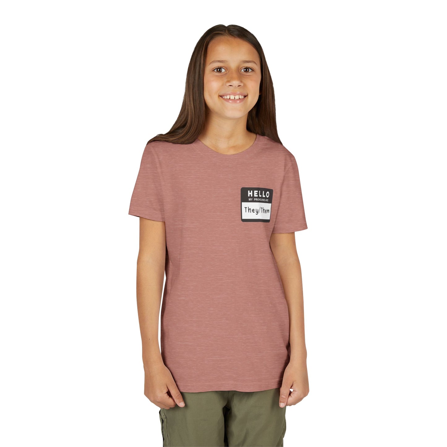 Hello, My Pronouns Are They/Them | Youth T-Shirt
