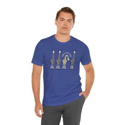 Giraffe - Stand Out From the Herd | Adult Tee