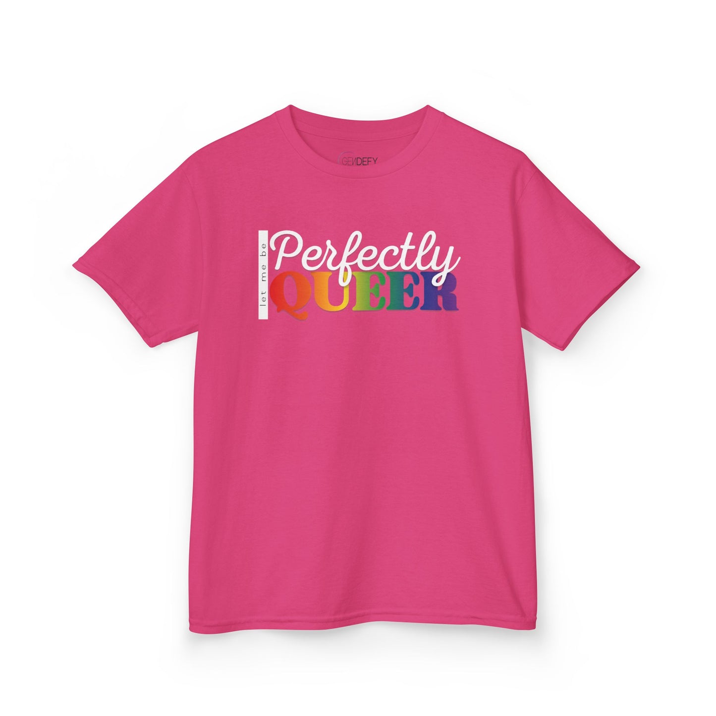 Let Me Be Perfectly Queer | Kids Heavy Cotton T-Shirt