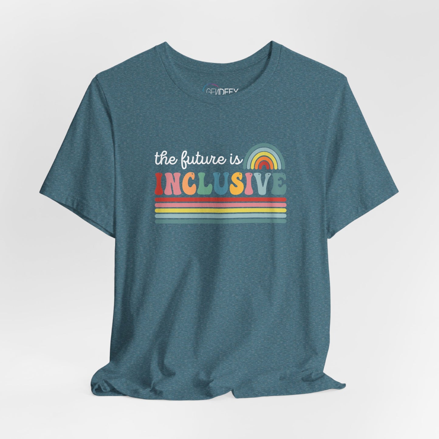 The Future Is Inclusive with Rainbow | Adult T-Shirt