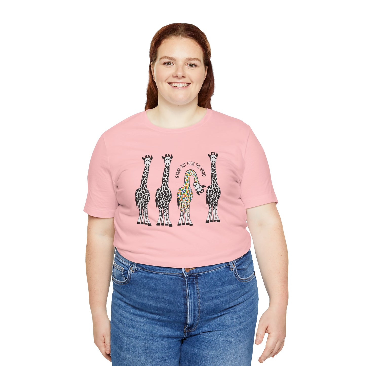 Giraffe - Stand Out From the Herd | Adult Tee