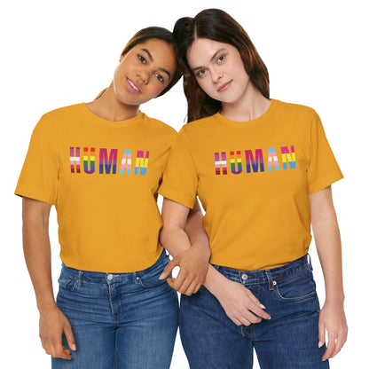 HUMAN Pride Flag - T-Shirt