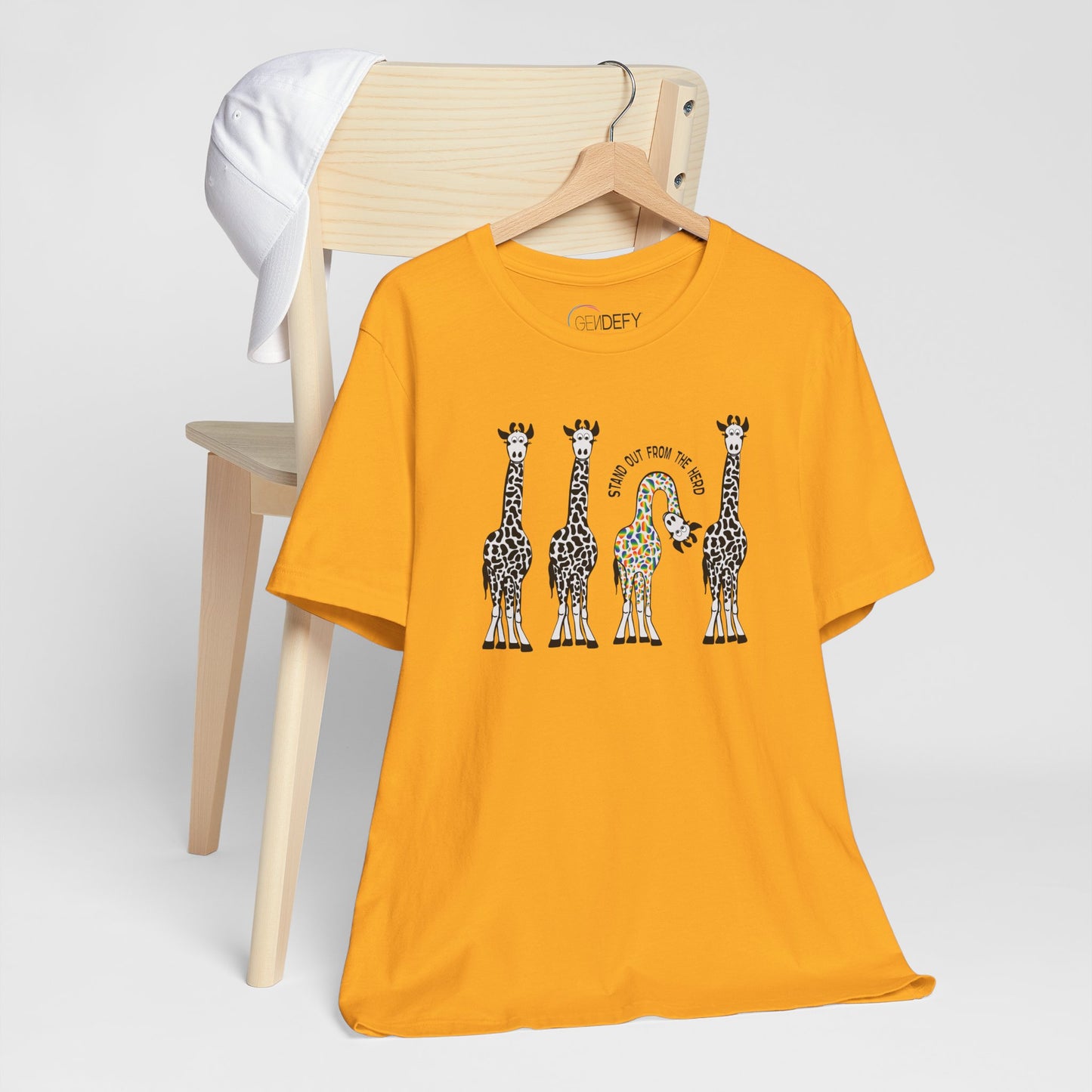 Giraffe - Stand Out From the Herd | Adult Tee