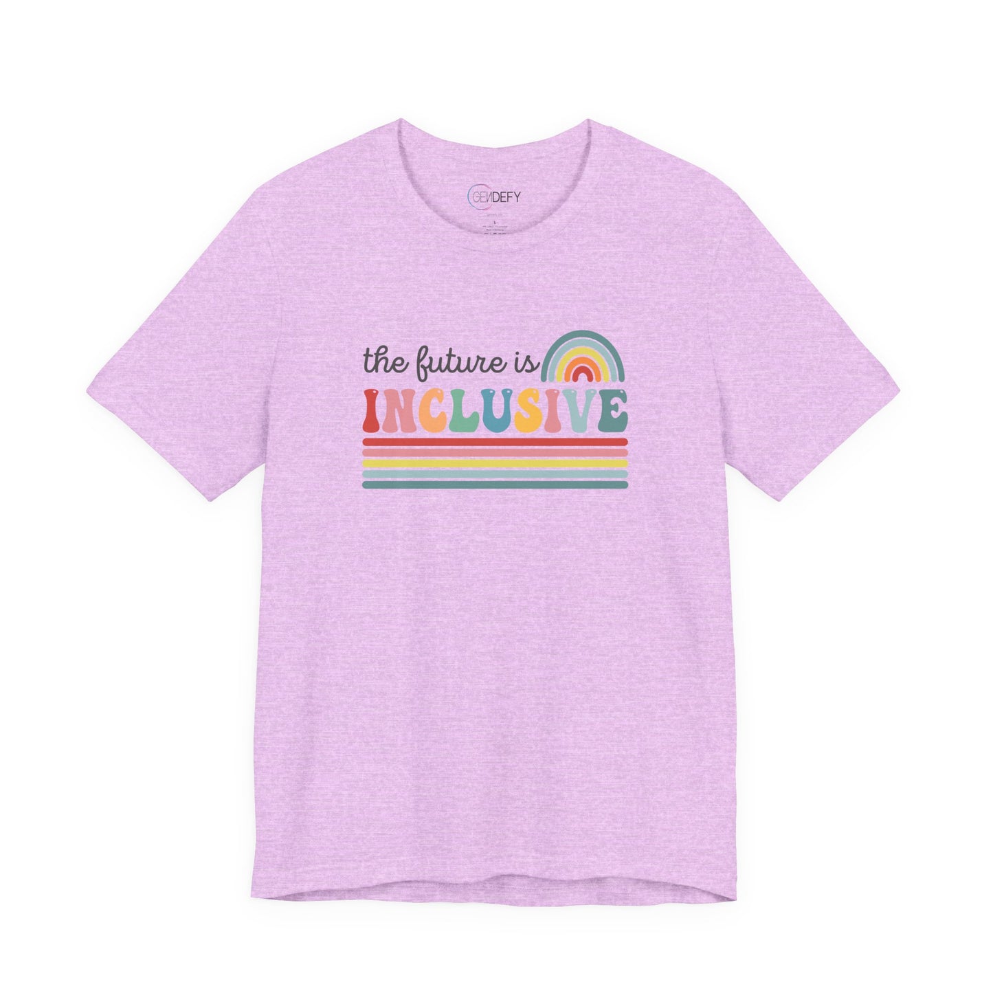 The Future Is Inclusive with Rainbow | Adult T-Shirt