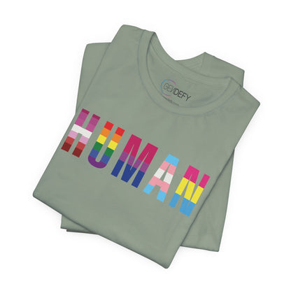 HUMAN Pride Flag - T-Shirt