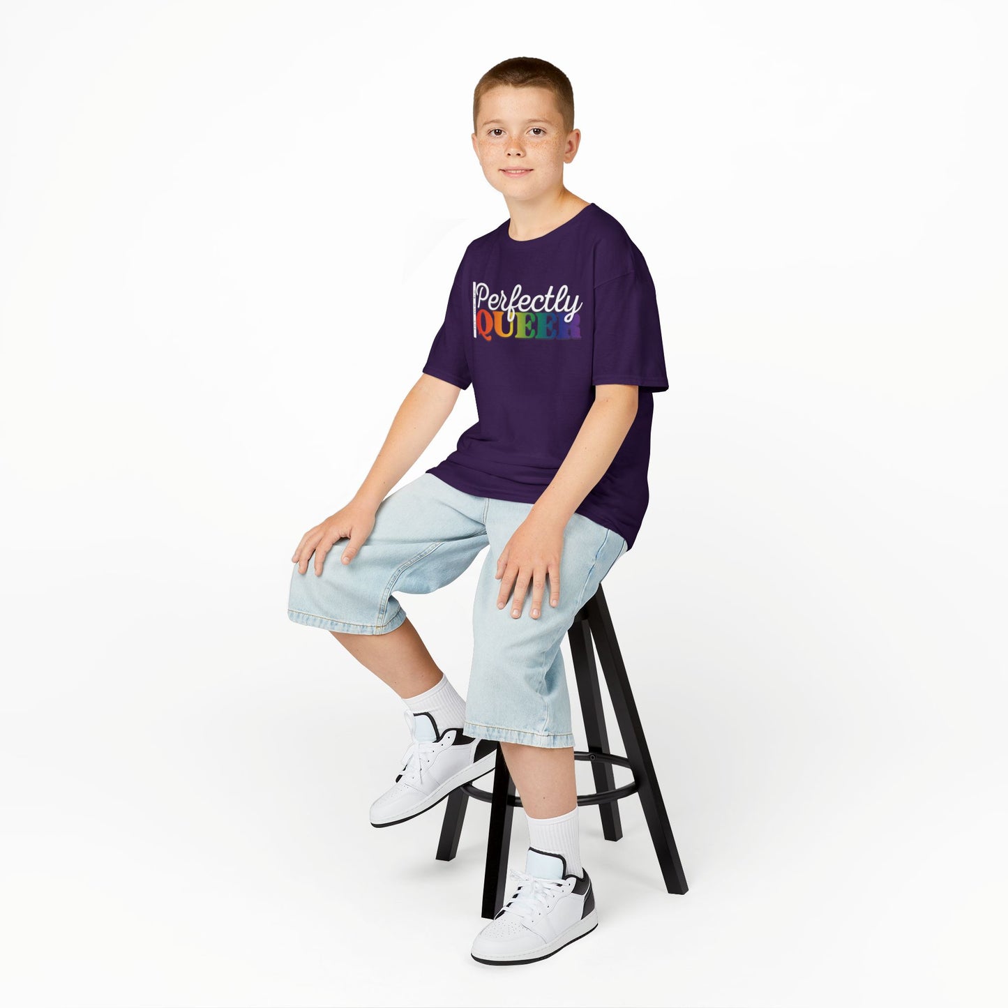 Let Me Be Perfectly Queer | Kids Heavy Cotton T-Shirt