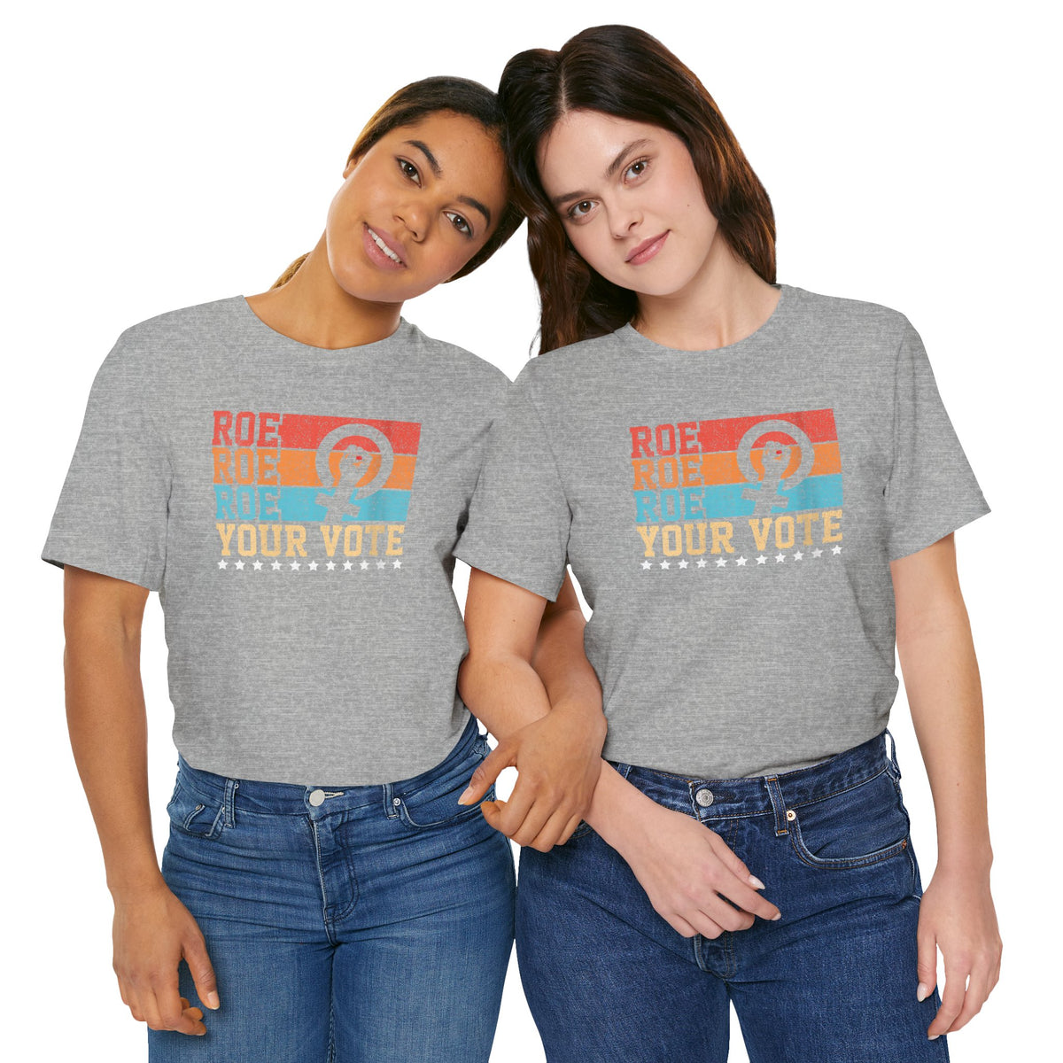 Roe Roe Roe Your Vote | Adult T-Shirt