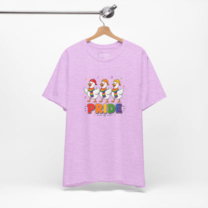 PRIDE Flock Rainbow Geese | Adult Tee