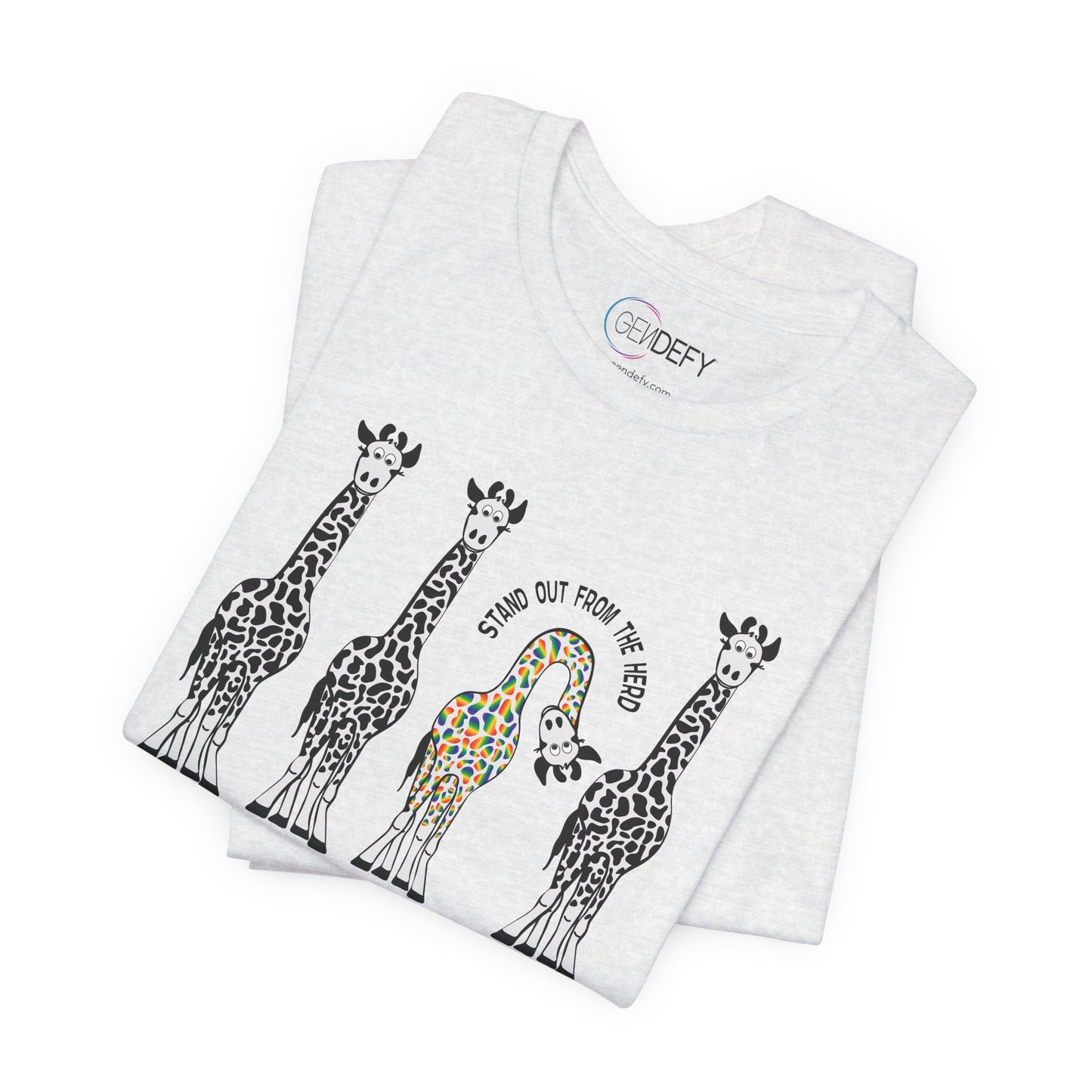 Giraffe - Stand Out From the Herd | Adult Tee