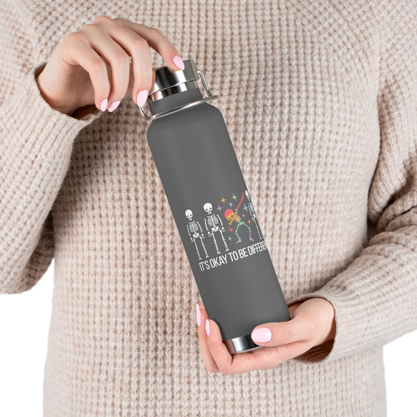 It’s OK to Be Different | Copper Vacuum Insulated Bottle (22oz)