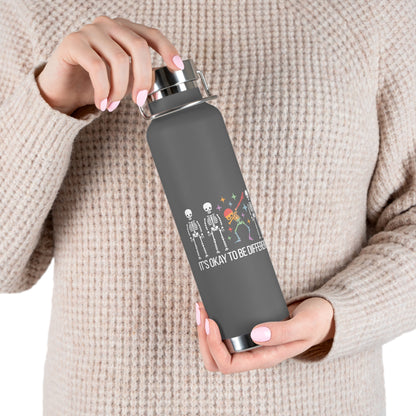 It’s OK to Be Different | Copper Vacuum Insulated Bottle (22oz)