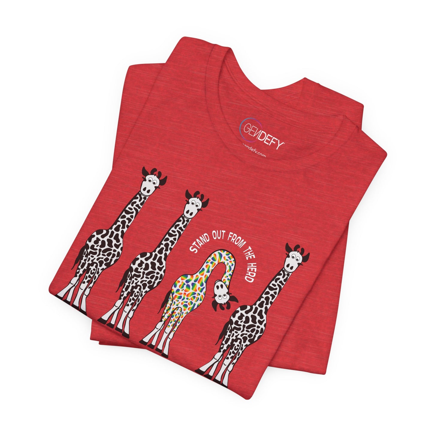 Giraffe - Stand Out From the Herd | Adult Tee