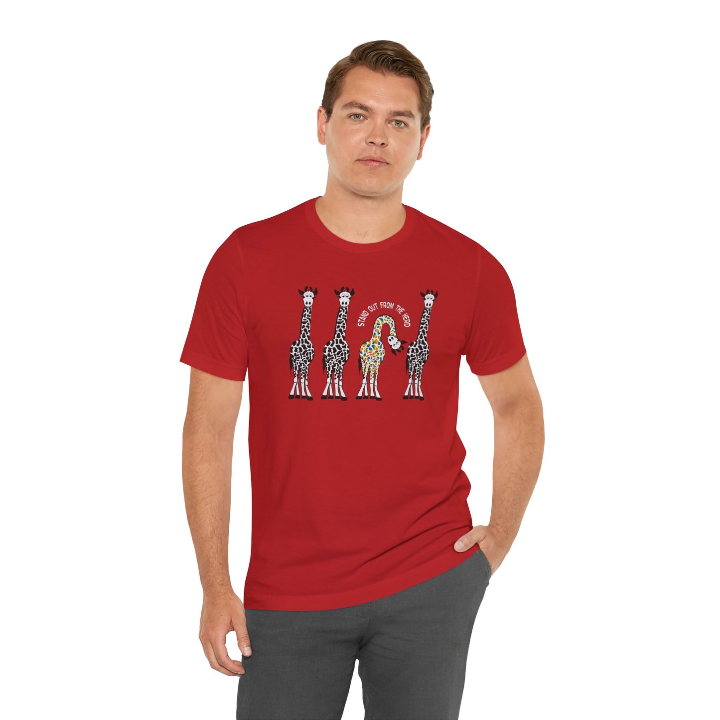 Giraffe - Stand Out From the Herd | Adult Tee
