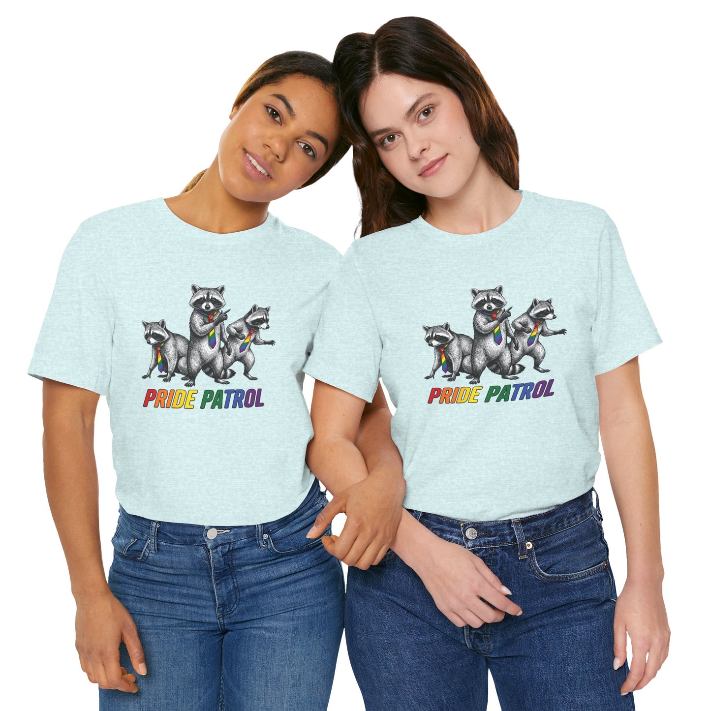 Rainbow Raccoon Pride Patrol — Adult Tee