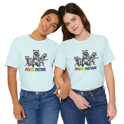 Rainbow Raccoon Pride Patrol — Adult Tee