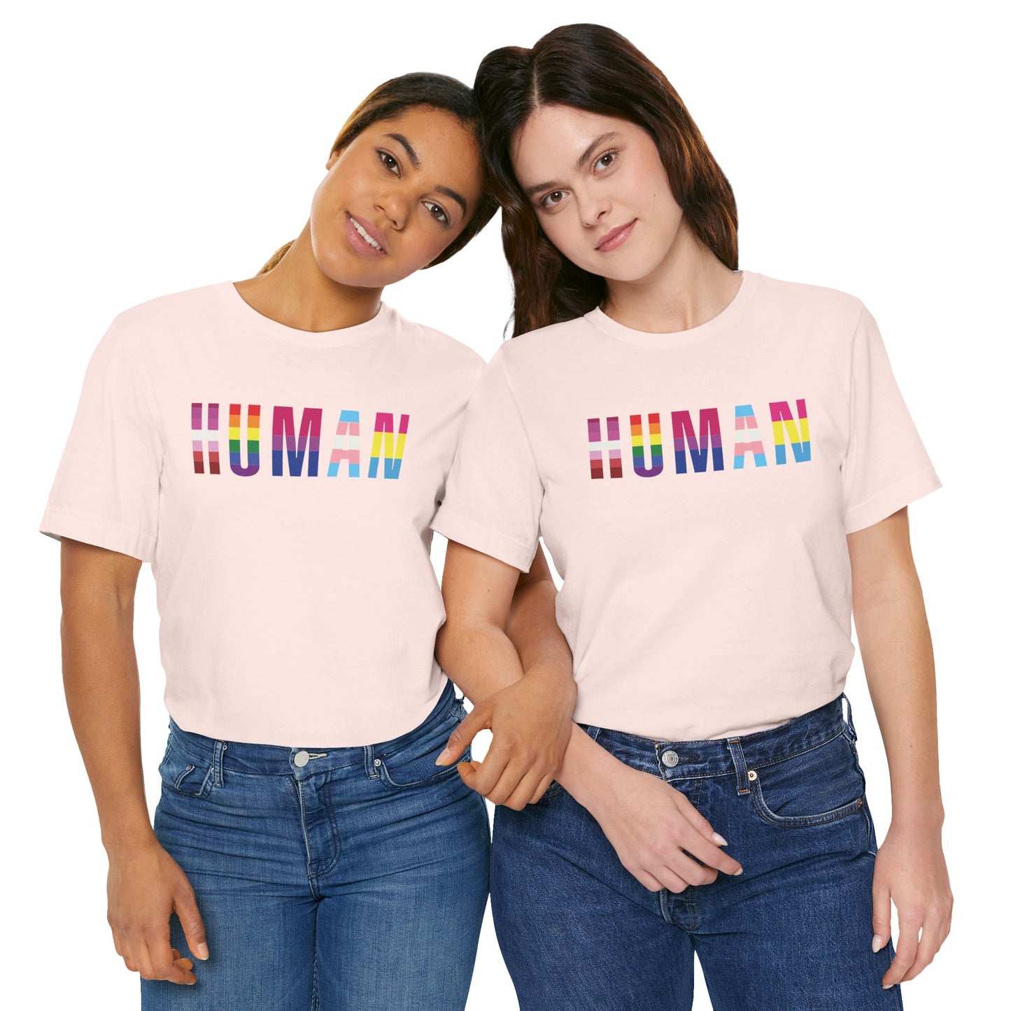 HUMAN Pride Flag - T-Shirt