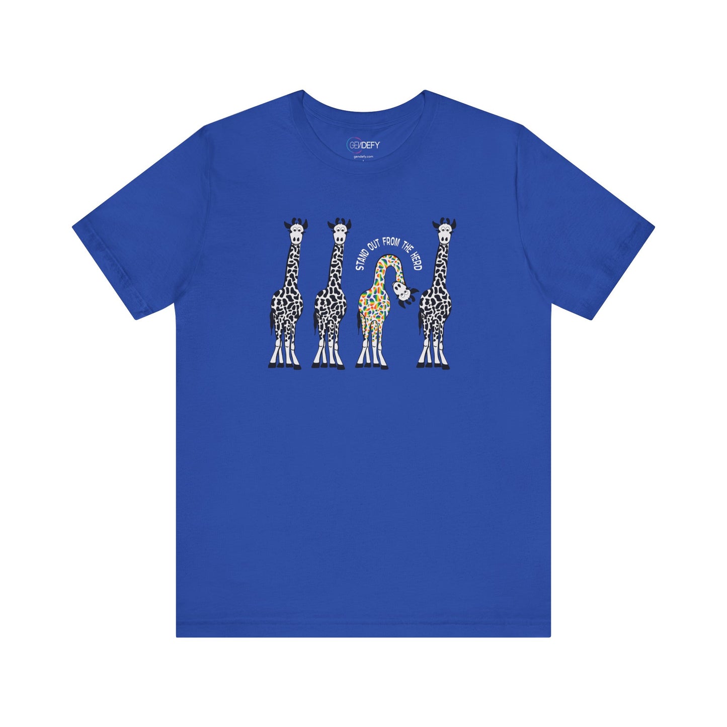 Giraffe - Stand Out From the Herd | Adult Tee