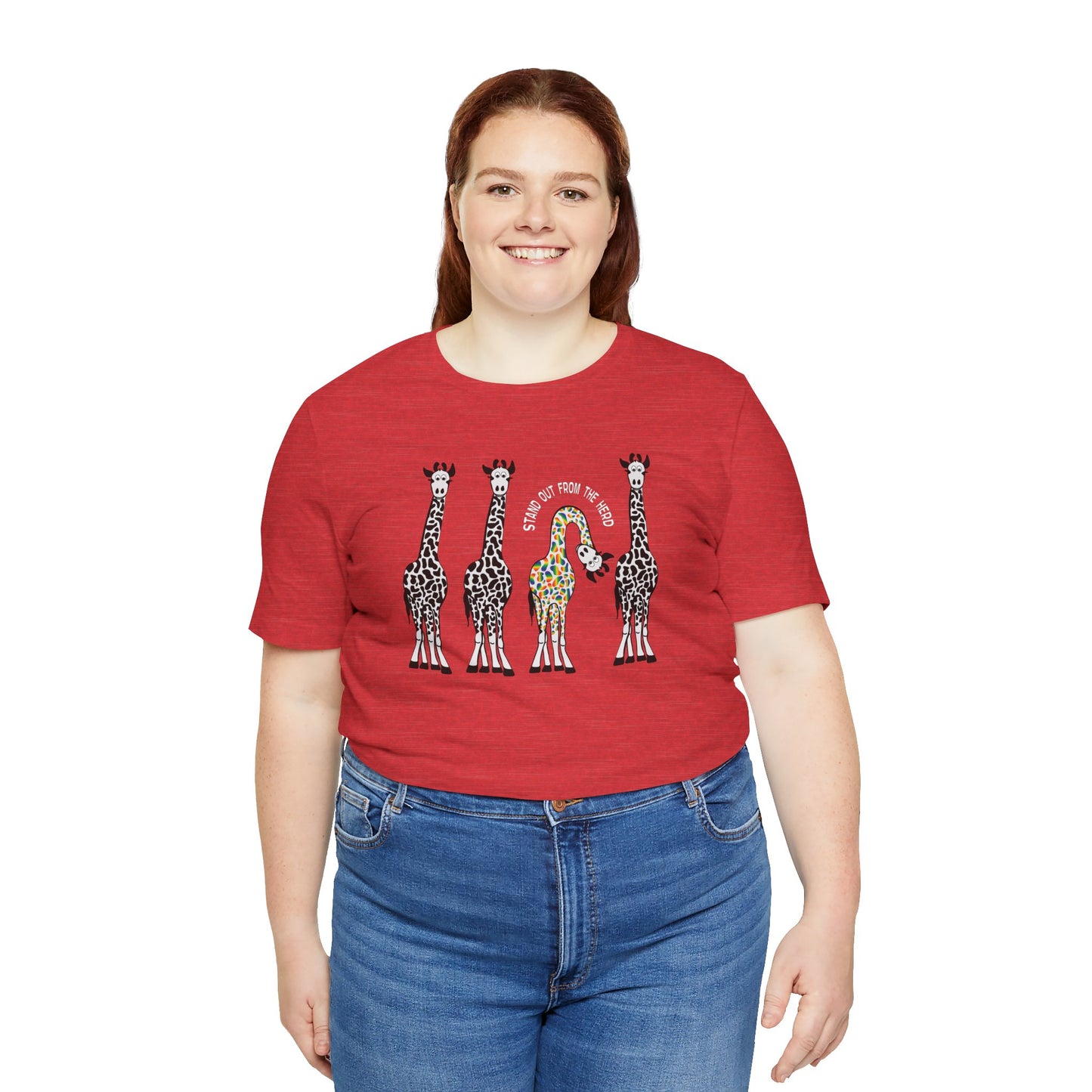 Giraffe - Stand Out From the Herd | Adult Tee