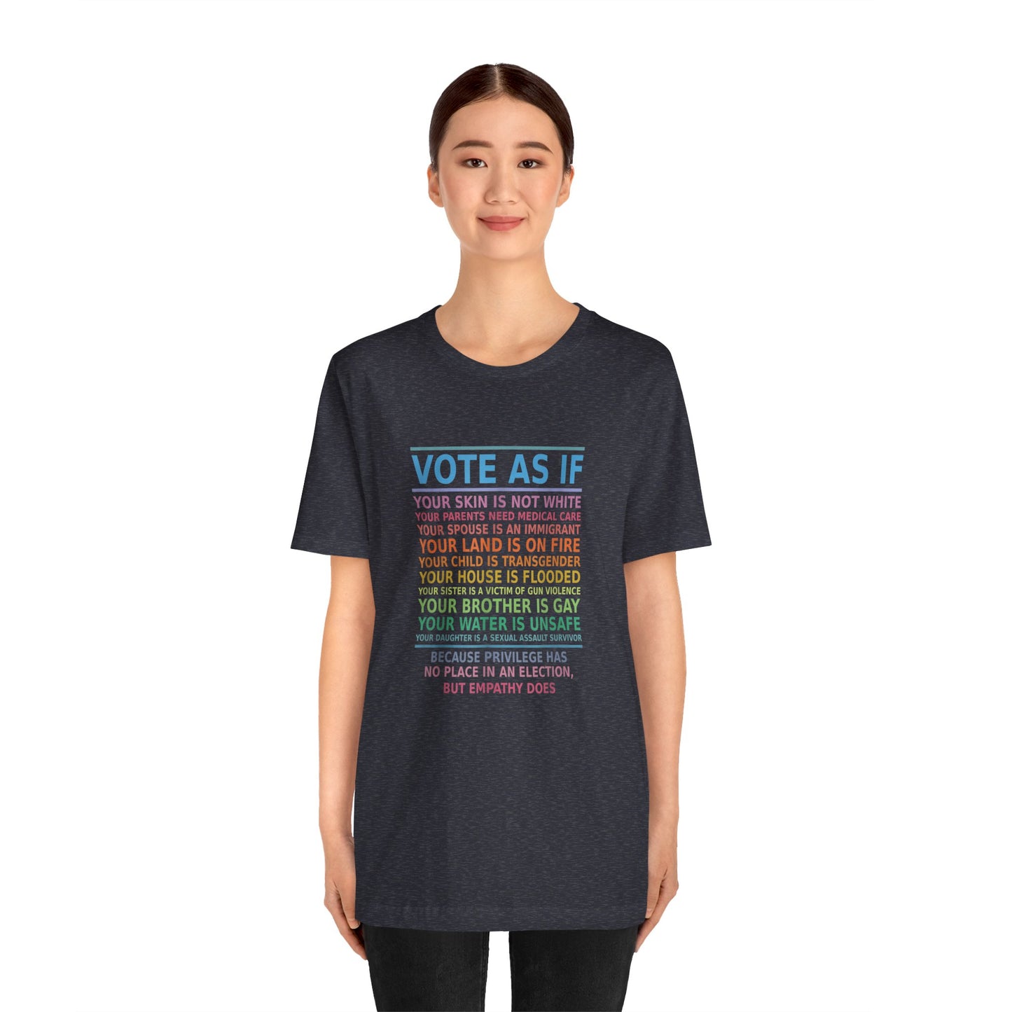 Vote With Empathy | Adult T-Shirt
