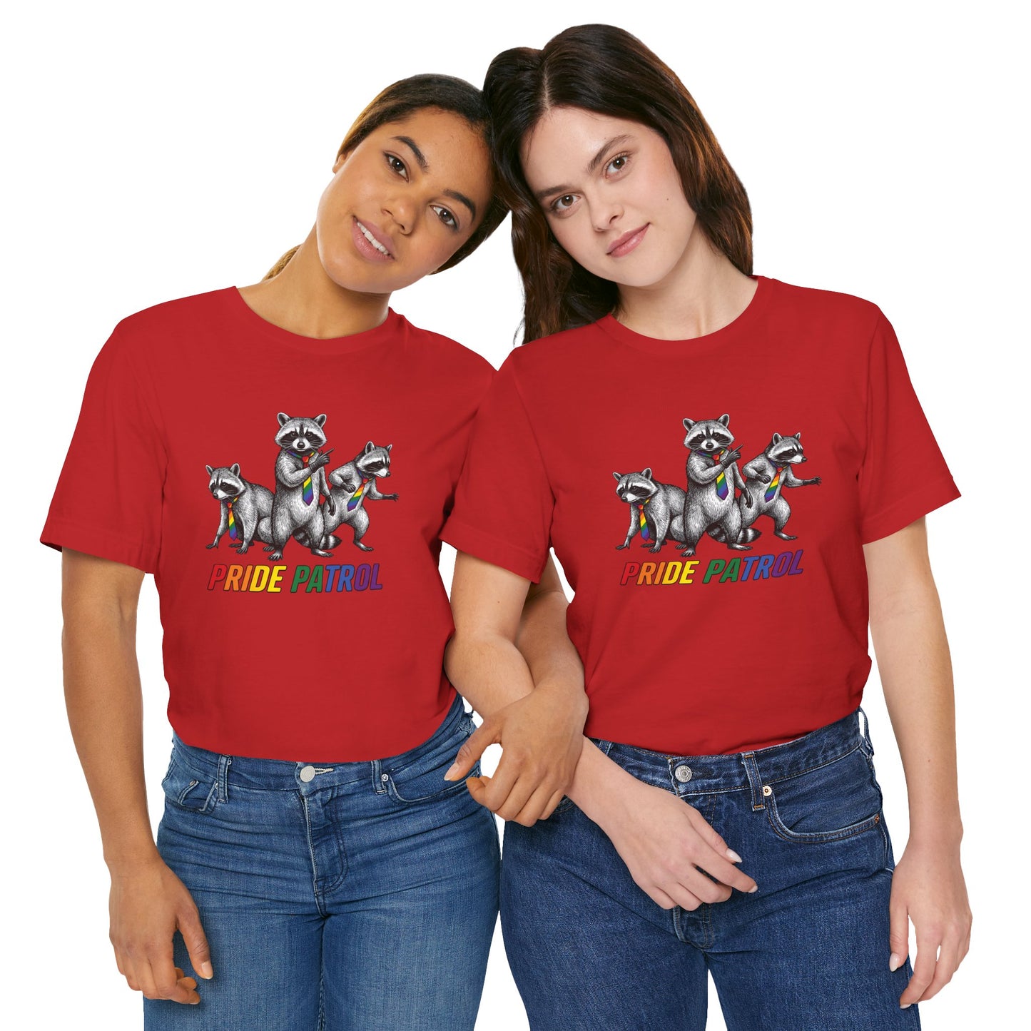 Rainbow Raccoon Pride Patrol — Adult Tee