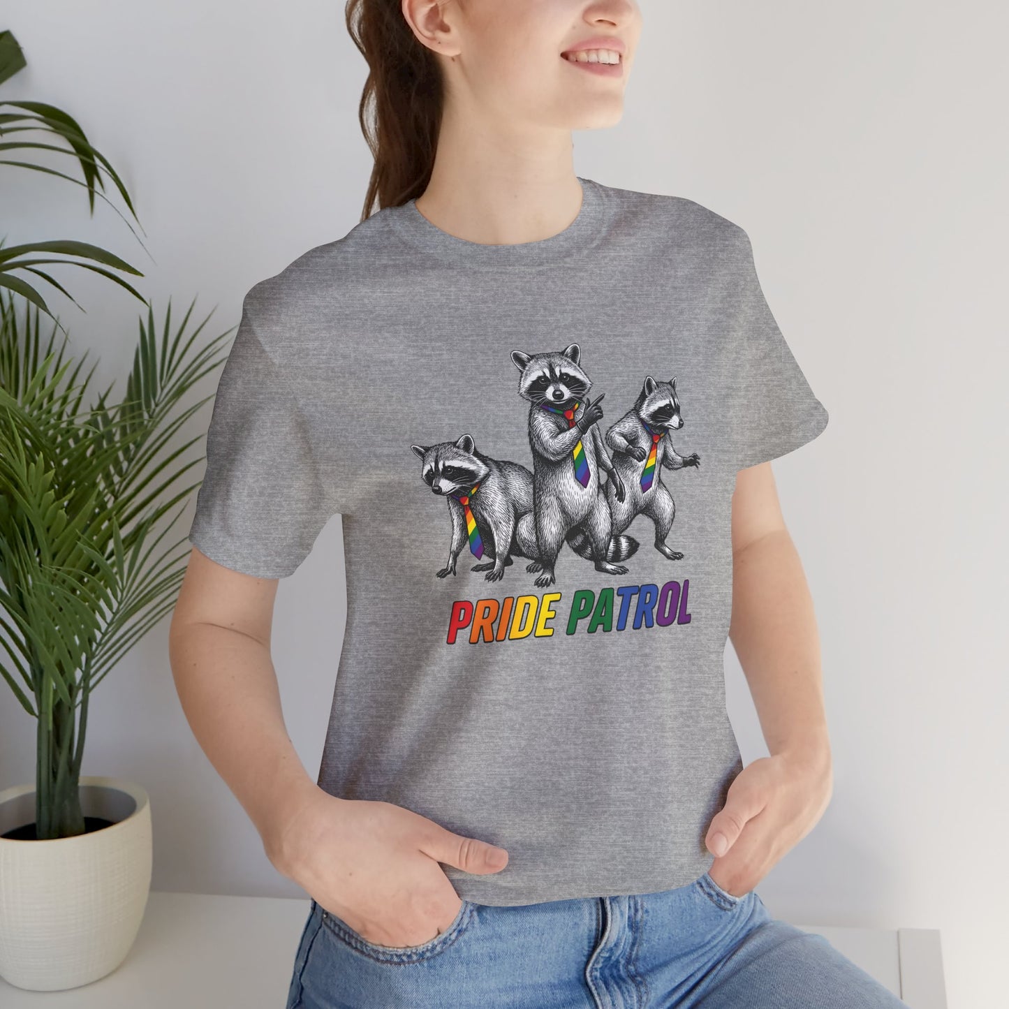 Rainbow Raccoon Pride Patrol — Adult Tee