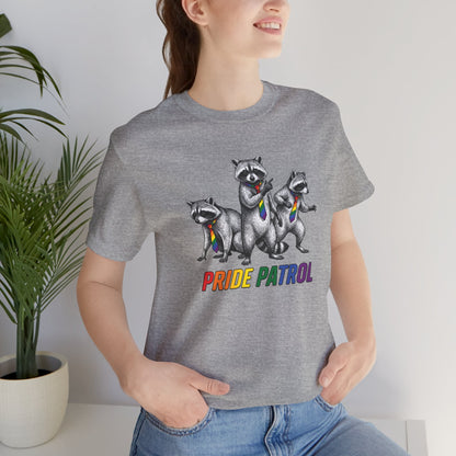 Rainbow Raccoon Pride Patrol — Adult Tee