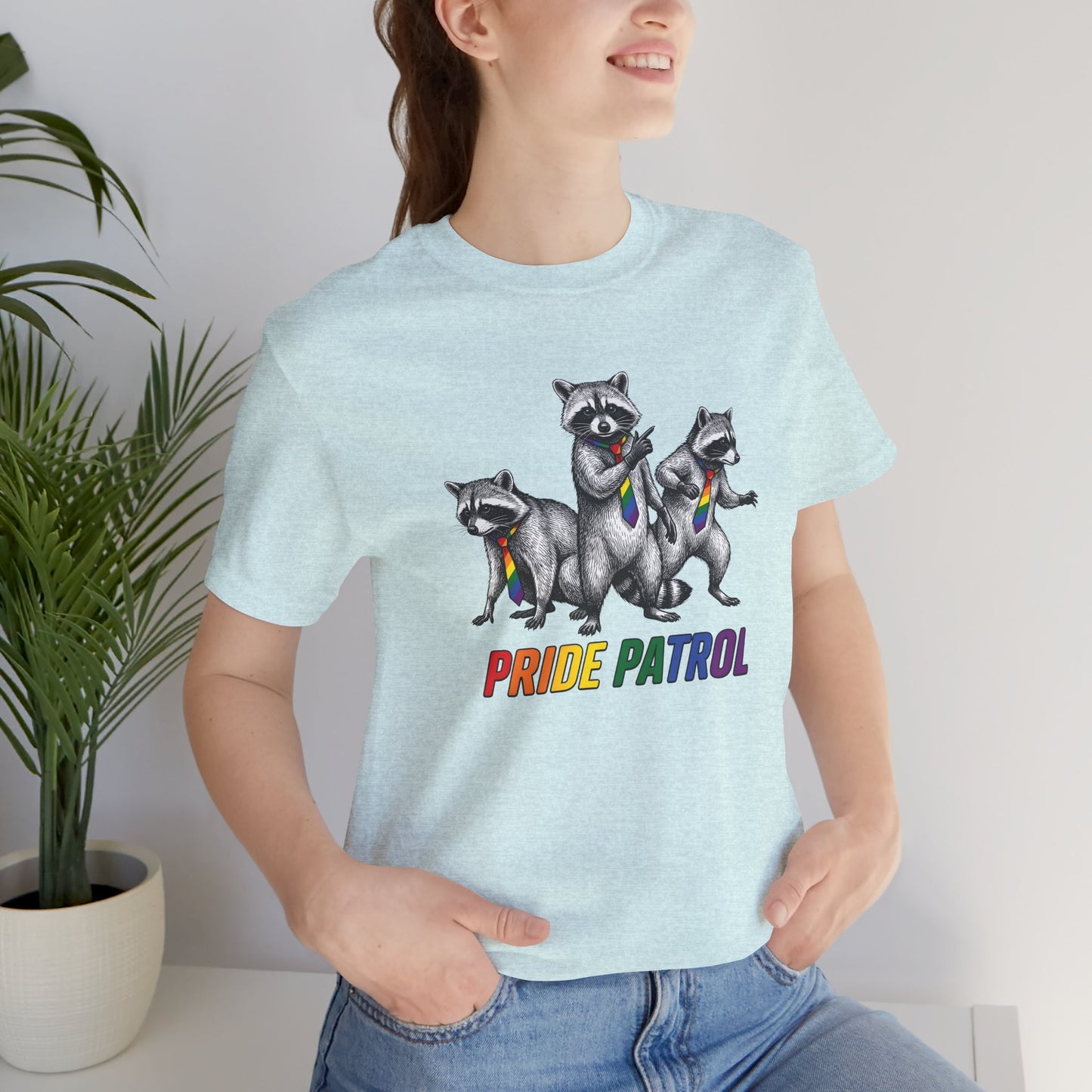 Rainbow Raccoon Pride Patrol — Adult Tee